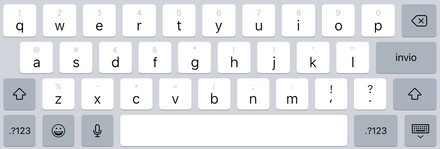 tastiera ios 1, emanuele secco scrittore copywriter