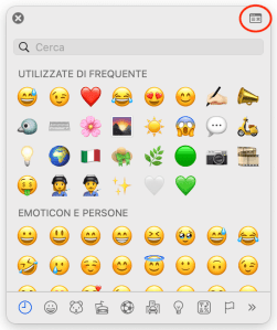 visore emoji macos, emanuele secco scrittore copywriter